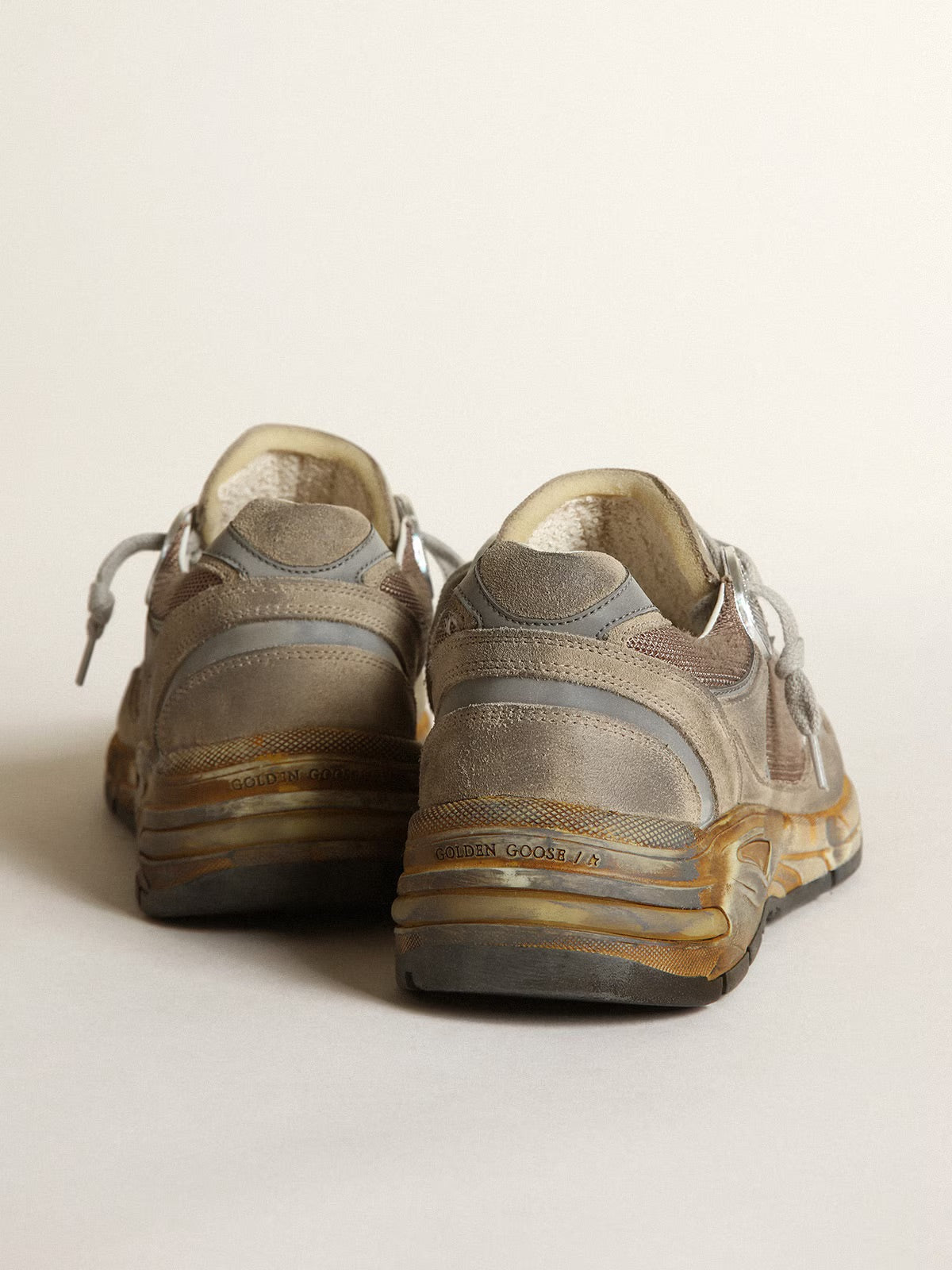 GGDB - Dad-Star homme en résille et daim gris tourterelle