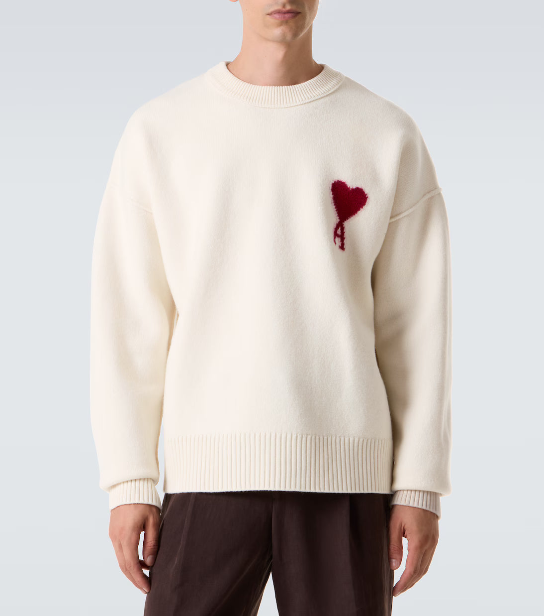Ami Paris - Pull Ami De Cœur en laine vierge