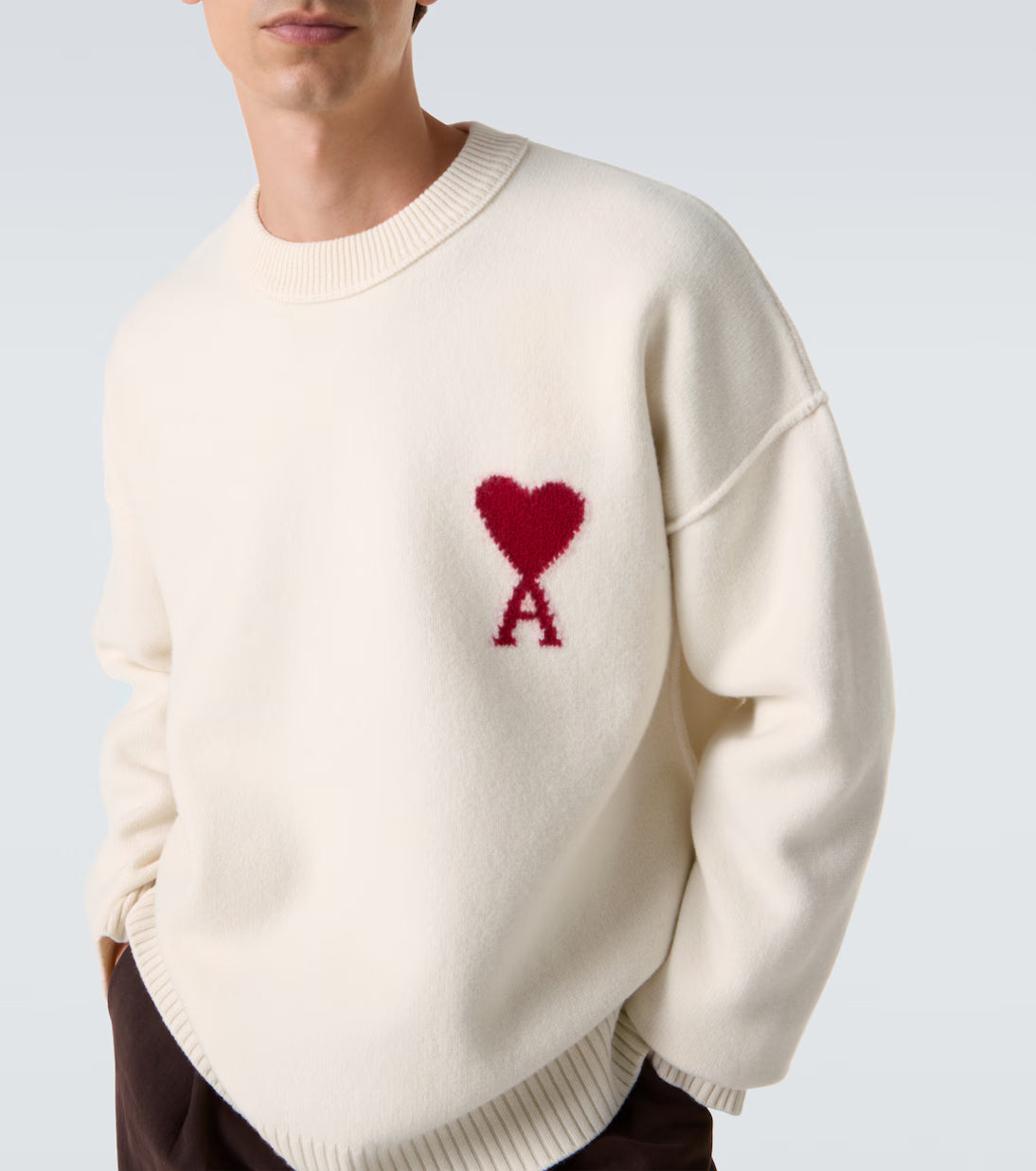 Ami Paris - Pull Ami De Cœur en laine vierge