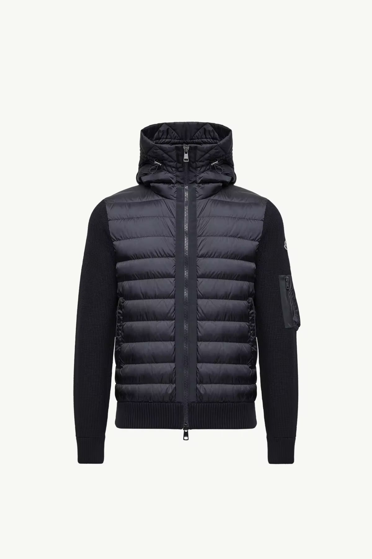Cardigan zippé matelassé