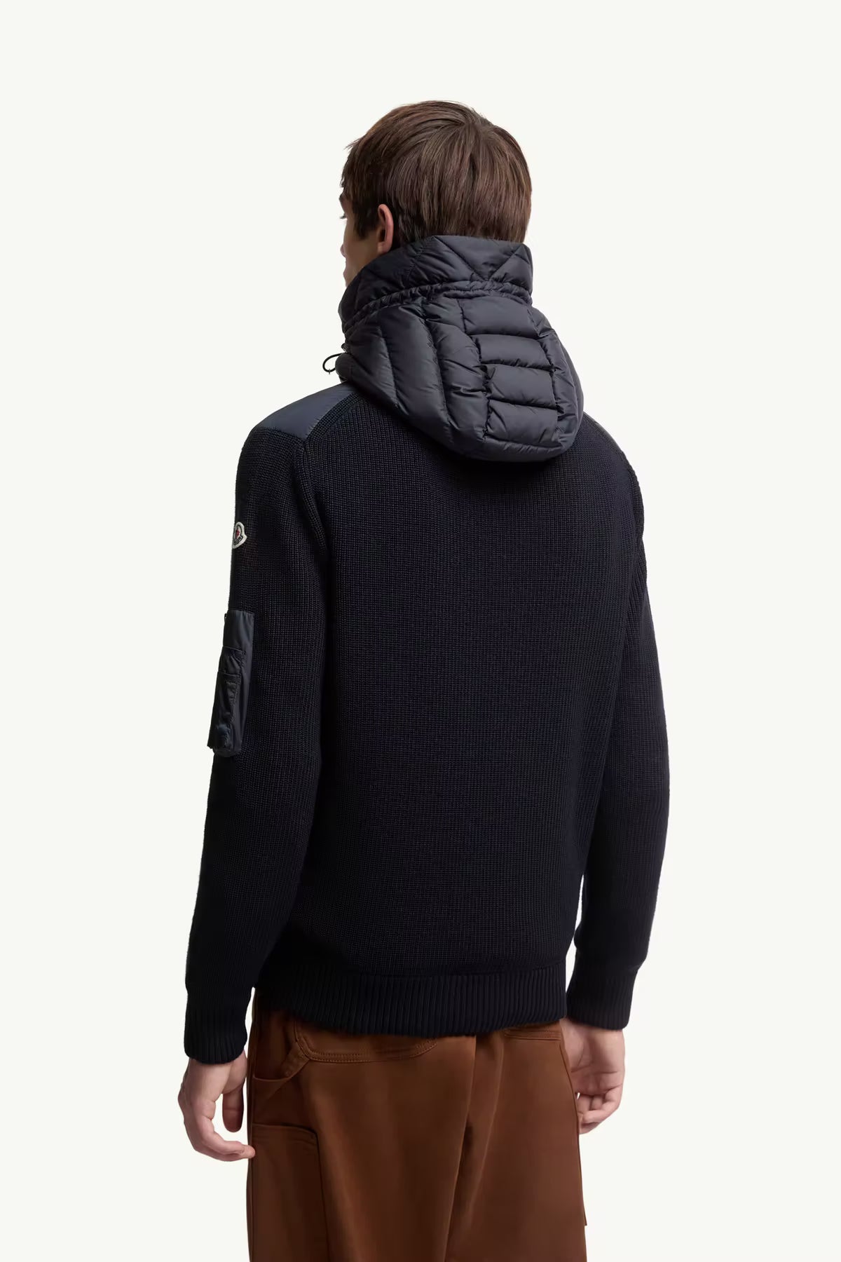 Cardigan zippé matelassé