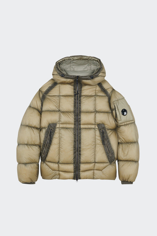 C.P COMPANY -  MEDIUM JACKET IN DD-SHELL - Kaki