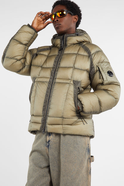 C.P COMPANY -  MEDIUM JACKET IN DD-SHELL - Kaki