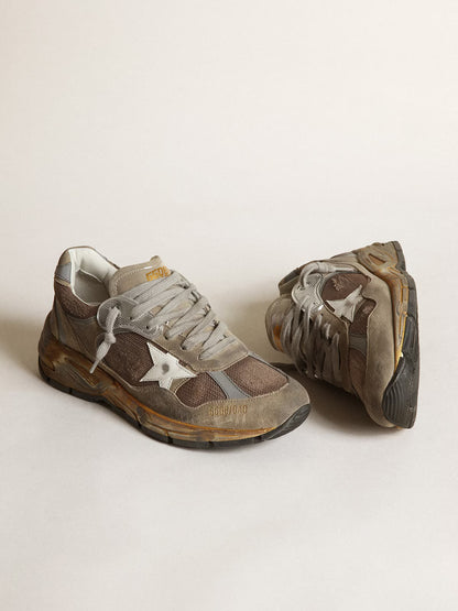 GGDB - Dad-Star homme en résille et daim gris tourterelle