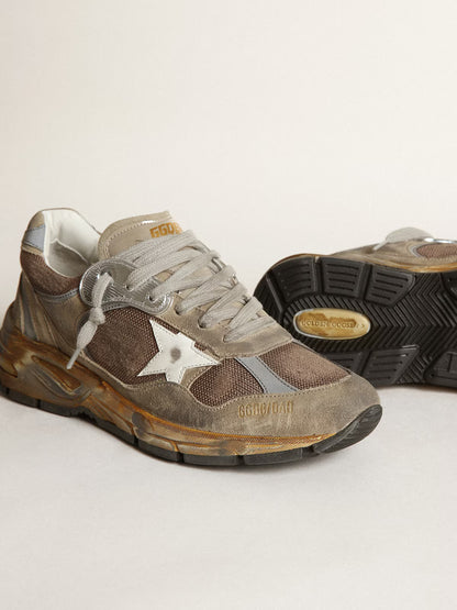 GGDB - Dad-Star homme en résille et daim gris tourterelle