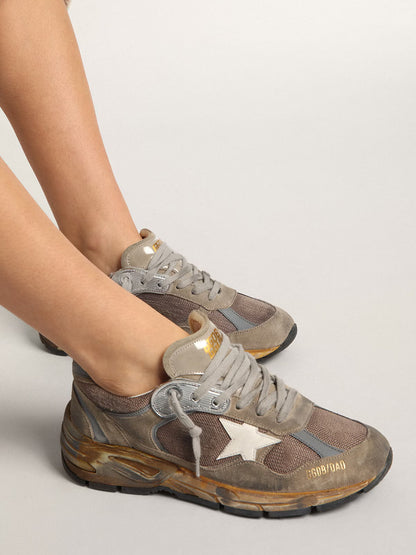 GGDB - Dad-Star homme en résille et daim gris tourterelle