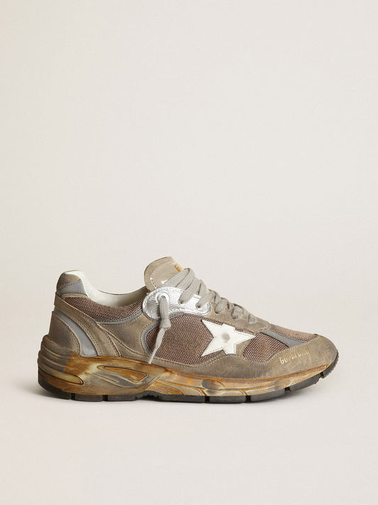 GGDB - Dad-Star homme en résille et daim gris tourterelle