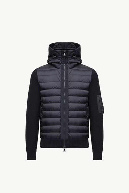 Cardigan zippé matelassé
