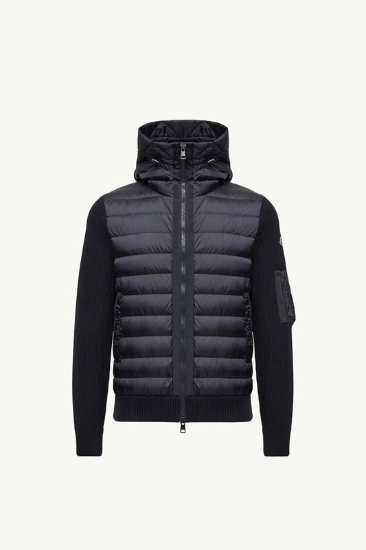 Cardigan zippé matelassé